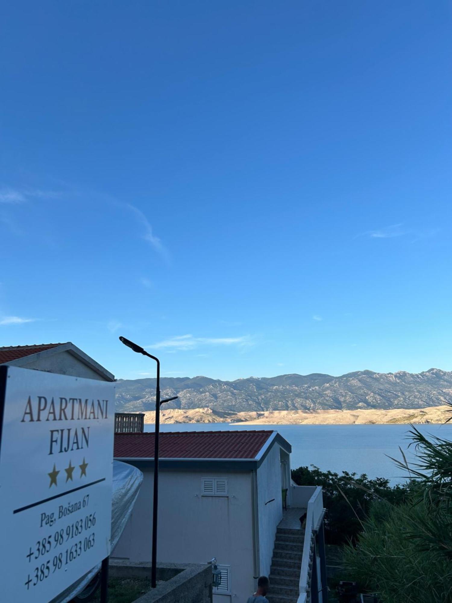 Apartmani Fijan Pag Town Dış mekan fotoğraf